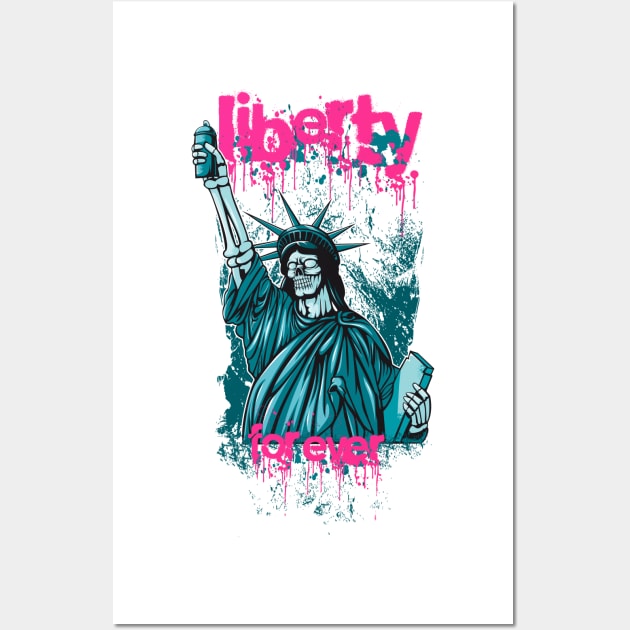 Liberty for Ever Wall Art by moha1980